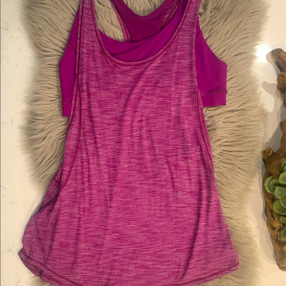 Lululemon bra tank combo